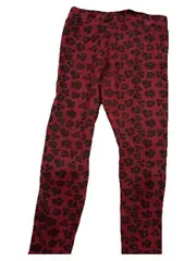 Vorschaubild 2 von Girls Leggings Leopardenmuster Rot Kinder Gr. 164 Animal-Print