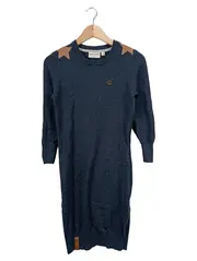 Vorschaubild 1 von Damen Freizeitkleid Gr. 36;S Blau Sterne Baumwolle Casual