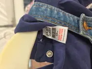 Vorschaubild 2 von Latzkleid Mädchen Gr. 68 Blau Casual Baumwolle Freizeitkleid