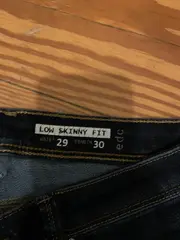 Vorschaubild 2 von Damen Jeans Low Skinny Fit W29 L30 Blau 29/30