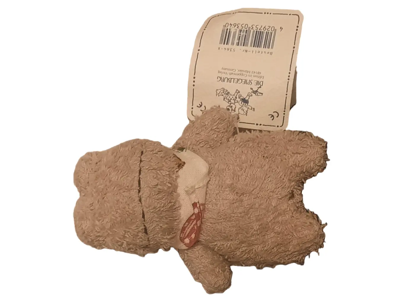 DIE SPIEGELBURG Plüschtier Baby Kuscheltier Frosch Braun 10cm