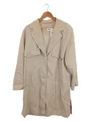 Vorschaubild 1 von Leichter Damen Mantel Gr. 42/XL Beige Klassisch Modal
