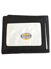 Vorschaubild 2 von Herren Geldbörse Leder Schwarz Casual Portemonnaie Brieftasche