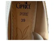 Vorschaubild 3 von Damen Peeptoe Pumps Gr. 39 Beige Leder Walking on Air Absatz 7cm