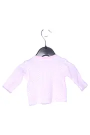 Vorschaubild 2 von Bornino Hemdbluse Kinder Gr. 50 Rosa Punkte Langarm Klassisch Preppy