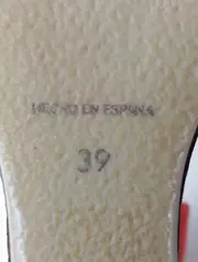 Vorschaubild 4 von Plateausandalen Damen Gr. 39 Rot Elegant Keilabsatz Schleife