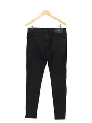 Vorschaubild 2 von Herren Jeans Slim Fit W33/L34 Schwarz Streetwear