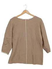 Vorschaubild 1 von Damen Strickpullover Gr. M/L Beige 3/4-Arm Casual