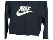 Vorschaubild 3 von Damen Kapuzenpullover Hoodie Schwarz Gr. 34/XS Casual Cropped