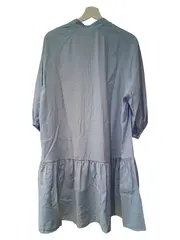 Vorschaubild 2 von Damen Freizeitkleid Gr. 36 Blau Casual Modal Polyester