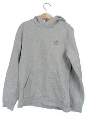 Vorschaubild 1 von Kinder Kapuzenpullover Hoodie Gr. 146 Grau Sportlich Baumwolle