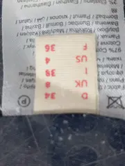 Vorschaubild 4 von Damen Blazer Gr. 34/XS Blau Klassisch Business Baumwolle