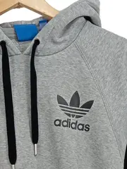 Vorschaubild 2 von Herren Kapuzenpullover Hoodie Gr. S (46) Grau Sportlich Logo-Print