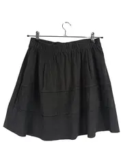 Vorschaubild 1 von Damen A-Linienrock Gr. 40;L Schwarz Casual Midirock