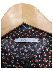 Vorschaubild 3 von Damen Bluse Blumenmuster Gr. M schwarz rot 3/4-Arm