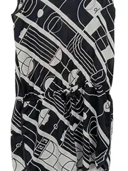 Vorschaubild 4 von Originals Damen Jumpsuit Gr. 40 Schwarz Weiß Grafik Sportlich