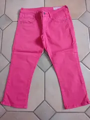 Vorschaubild 5 von EDC Damen Jeans Regular Fit Hose Pink Gr. 36 Casual
