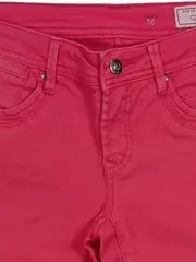Vorschaubild 4 von EDC Damen Jeans Regular Fit Hose Pink Gr. 36 Casual