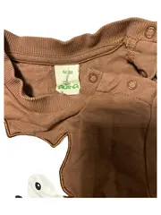 Vorschaubild 5 von Kinder Pullover Gr. 80 Braun Tiermotiv Langarm Baumwolle