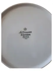 Vorschaubild 2 von Essteller Teller Weiß Klassisch Blumenmuster 19cm Porzellan