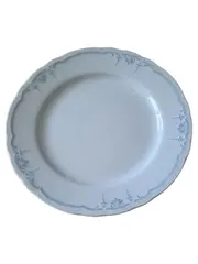 Vorschaubild 1 von Essteller Teller Weiß Klassisch Blumenmuster 19cm Porzellan