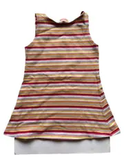 Vorschaubild 2 von Sommerkleid Mädchen Gr. 110 gestreift bunt Baumwolle
