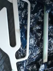 Vorschaubild 3 von Damen Hemdbluse Gr. 40 Blau Blumenmuster Casual Viskose