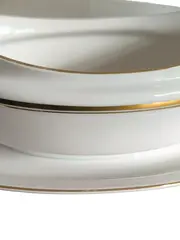 Vorschaubild 2 von Selb LHS Sauciere Porzellan Weiß Klassisch 23 cm