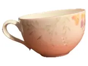 Vorschaubild 1 von Tasse Blumenmuster Premium Porzellan 200ml Weiß