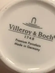Vorschaubild 3 von Tasse Blumenmuster Premium Porzellan 200ml Weiß