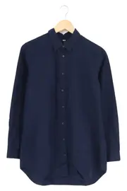 Vorschaubild 1 von Herren Business Hemd Blau Gr. 46/S Klassisch Langarm Baumwolle