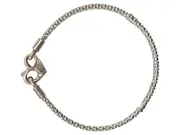 Vorschaubild 1 von Armband Damen Silber 19 cm Elegant Strukturmuster