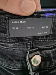 Vorschaubild 5 von Man Jeans Slim Fit Herren Gr. 32/48 Grau Used Look Stretch
