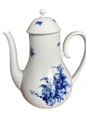 Vorschaubild 1 von Teekanne Kaffeekanne Blumenmuster Weiß Klassisch Porzellan