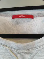 Vorschaubild 3 von Damen Pullover Sweatshirt Gr. 36 Grau Casual mit Applikationen