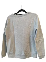 Vorschaubild 2 von Damen Pullover Sweatshirt Gr. 36 Grau Casual mit Applikationen