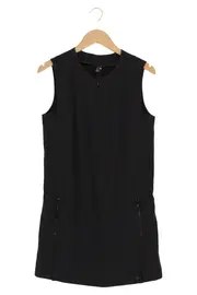 Vorschaubild 1 von Damen Blusenkleid Gr. 38/M Schwarz Elegant Minikleid