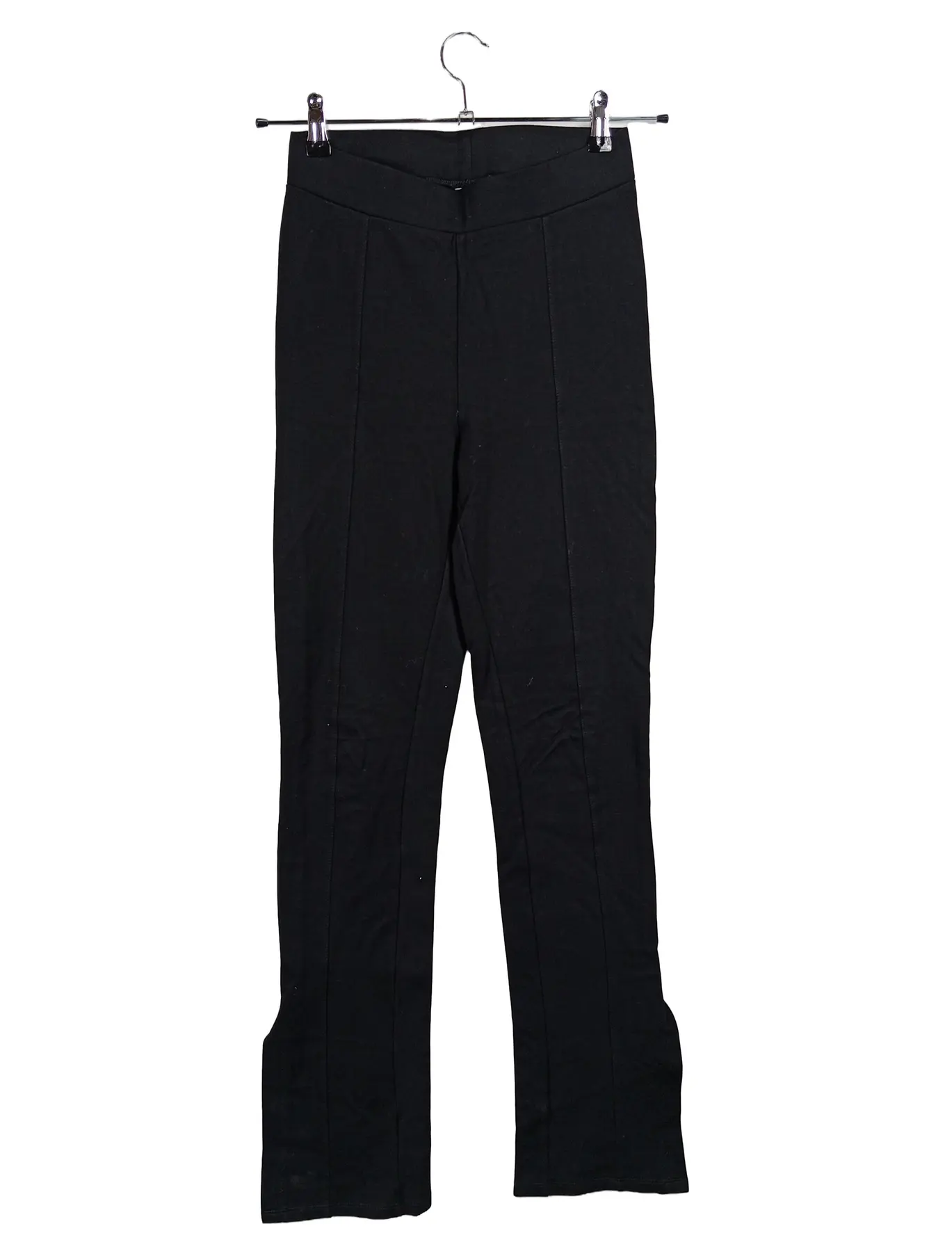 PAGEONE Damen Leggings Schwarz Gr. S Casual Freizeit Stoff Hose