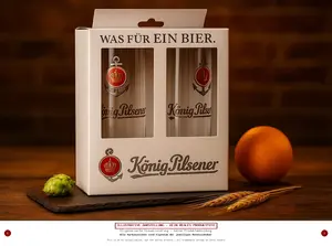 KÖNIG PILSENER Bierglas