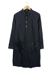 Vorschaubild 1 von Damen Blusenkleid Gr. 38 Schwarz Casual Hemdblusenkleid