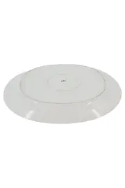 Vorschaubild 2 von Servierplatte Porzellan weiß 40x28cm Klassisch Elegant Minimalistisch