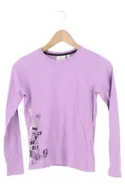 Vorschaubild 1 von Kinder Langarmshirt Gr. 128 Lila mit Schriftzug Casual