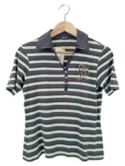 Vorschaubild 1 von Damen Poloshirt Gr. 38/S Gestreift Mehrfarbig Casual Preppy
