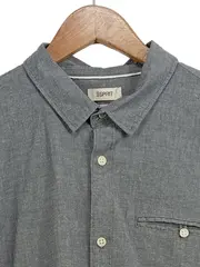 Vorschaubild 2 von Herren Freizeithemd Langarm Grau XL Casual