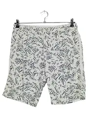 Vorschaubild 1 von Damen Shorts Gr. 42 Mehrfarbig Floralmuster Casual Baumwolle Elasthan