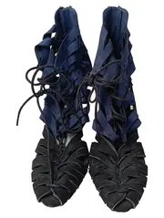 Vorschaubild 2 von Damen Sandaletten Blau Gr. 38 Elegant High Heels
