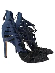 Vorschaubild 1 von Damen Sandaletten Blau Gr. 38 Elegant High Heels