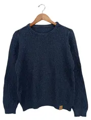 Vorschaubild 1 von Herren Pullover Blau Gr. 170-176 Strukturmuster Baumwolle