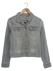 Vorschaubild 1 von EDC Jeansjacke Damen Casual Basic Langarm Grau Gr. 36/S