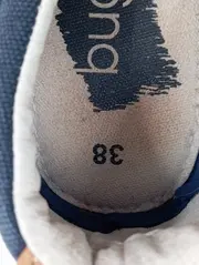 Vorschaubild 4 von Damen Schnürschuhe Gr. 38 Blau Canvas Casual Vintage